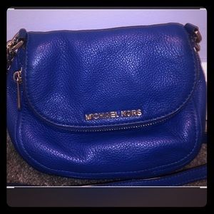 Michael Kors royal blue crossbody purse